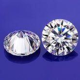 CERTIFIED 3.50 MM Moissanite Gemstone 2 Pcs VVS1 D Color Round Excellent Cut